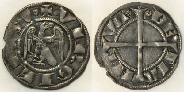 MANTOVA Luigi e Guido Gonzaga Capitani del Popolo (1328-1369) Aquilino MIR371 RR...