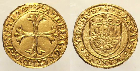 VENEZIA ANDREA GRITTI (1523-1538) Scudo d'oro Mont. 344 Fr. 1448 Paolucci 3 Au O...