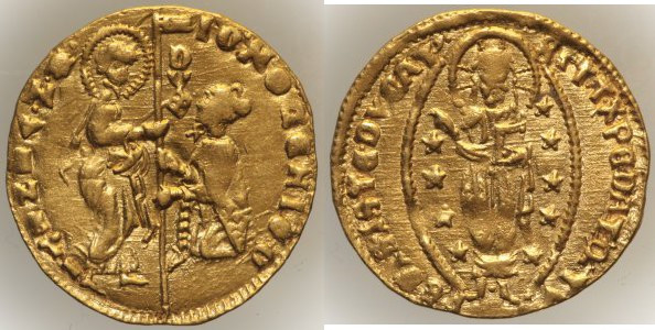 VENEZIA Giovanni Mocenigo (1478-1485) Ducato Pao 1 RR AU Oro Gold gr. 3,52
SPL