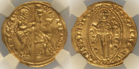 VENEZIA - Agostino Barbarigo (1486-1501) Ducato Pao 1- AU Oro Gold In slab NGC MS 62
MS 62