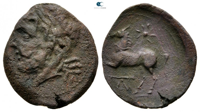 Apulia. Arpi 325-275 BC. 
Bronze Æ

18mm., 3,13g.



nearly very fine