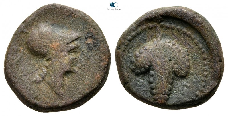 Apulia. Arpi 215-212 BC. 
Bronze Æ

15mm., 4,49g.



nearly very fine