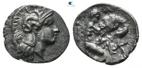 Lucania. Herakleia 433-330 BC. Diobol AR