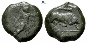 Lucania. Poseidonia 350-290 BC. Bronze Æ