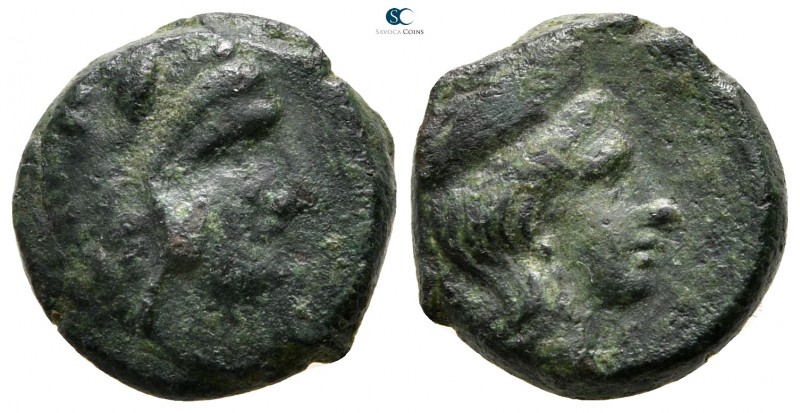 Sicily. Himera (as Thermai Himerensis) 367-330 BC. 
Hexas Æ

13mm., 2,42g.
...