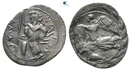 Sicily. Kamarina circa 461-440 BC. Litra AR