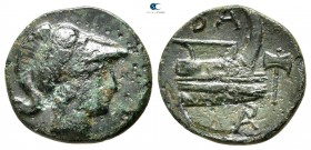 Kings of Macedon. Uncertain mint in Western Asia Minor. Demetrios I Poliorketes 306-283 BC. Bronze Æ