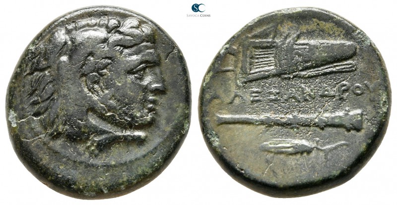 Kings of Macedon. Miletos. Alexander III "the Great" 336-323 BC. 
Bronze Æ

1...