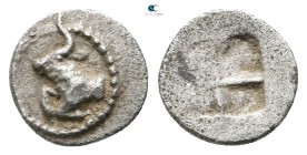 Macedon. Akanthos 480-470 BC. Hemiobol AR