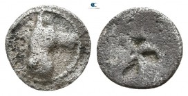 Macedon. Mende 500-450 BC. Hemiobol AR