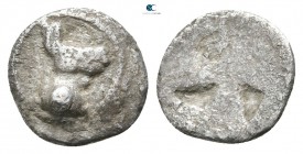 Macedon. Mende 450-400 BC. Hemiobol AR