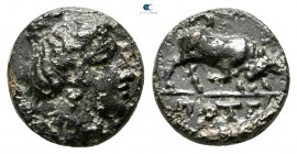 Macedon. Potidaea circa 400-356 BC. Bronze Æ