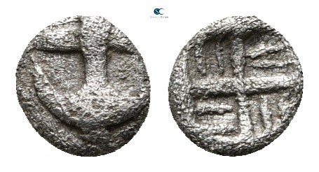 Thrace. Apollonia Pontica circa 540-530 BC. 
Hemiobol AR

5mm., ,20g.



...
