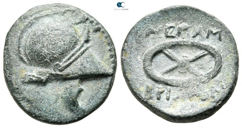 Thrace. Mesembria 300-250 BC. 
Bronze Æ

20mm., 5,12g.



very fine