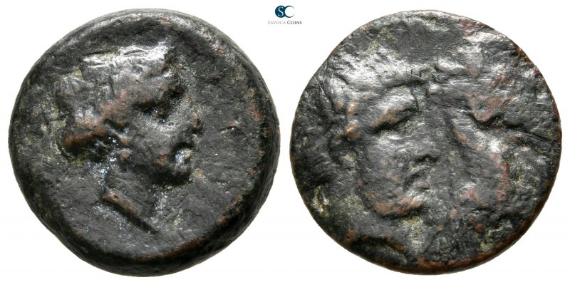Thessaly. Gyrton 350-300 BC. 
Dichalkon Æ

16mm., 4,21g.



nearly very f...