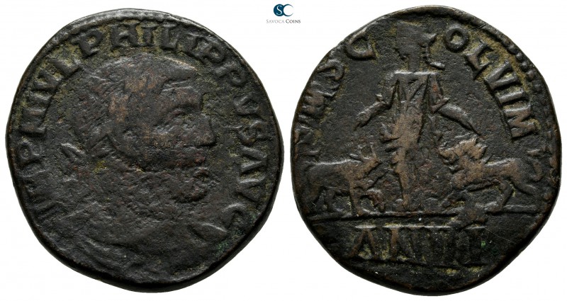 Moesia Superior. Viminacium. Philip I Arab AD 244-249. 
Bronze Æ

29mm., 16,0...
