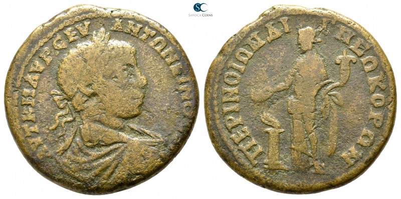 Thrace. Perinthos. Elagabalus AD 218-222. 
Bronze Æ

30mm., 14,03g.



ve...