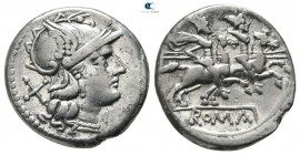 Anonymous after 211 BC. Rome. Denarius AR