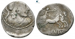 Cn. Cornelius Lentulus Clodianus 88 BC. Rome. Denarius AR