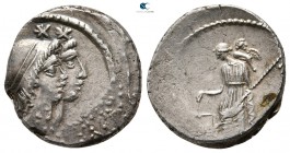 Cordius Rufus 46 BC. Rome. Denarius AR
