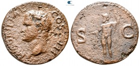 Agrippa Died 12 BC. Struck under Caligula, AD 37-41. Rome. As Æ
