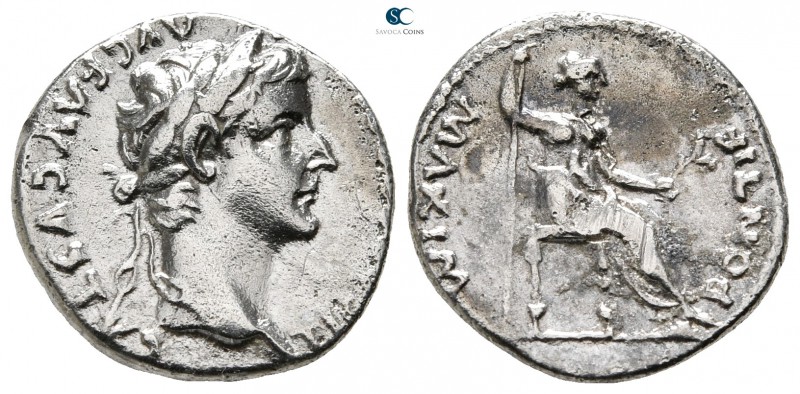 Tiberius AD 14-37. Lugdunum
Denarius AR

17mm., 3,71g.



very fine