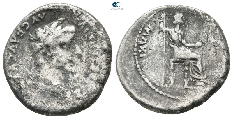 Tiberius AD 14-37. Lugdunum
Denarius AR

20mm., 2,64g.



fine