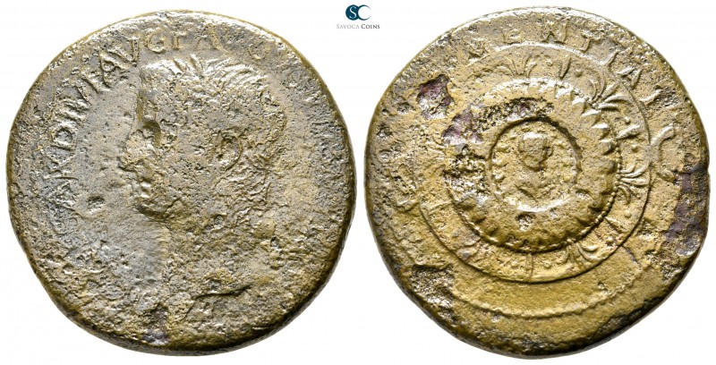 Tiberius AD 14-37. Rome
Sestertius Æ

32mm., 18,41g.



fine
