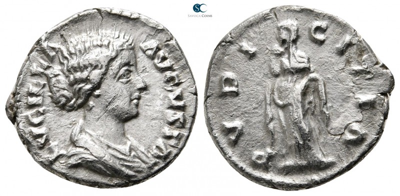 Lucilla AD 164-169. Rome
Denarius AR

18mm., 3,20g.



very fine