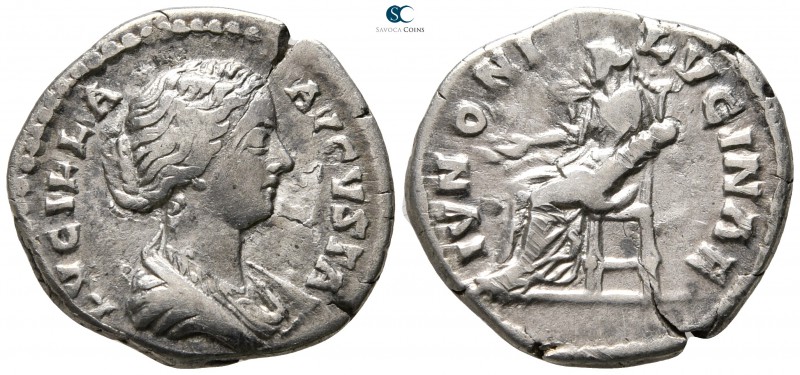 Lucilla AD 164-169. Rome
Denarius AR

18mm., 2,94g.



very fine