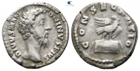 Divus Marcus Aurelius Died AD 180. Rome. Denarius AR