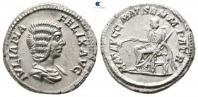 Julia Domna, wife of Septimius Severus AD 193-217. Rome. Denarius AR
