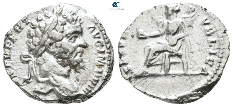 Septimius Severus AD 193-211. Rome
Denarius AR

18mm., 2,86g.



very fin...