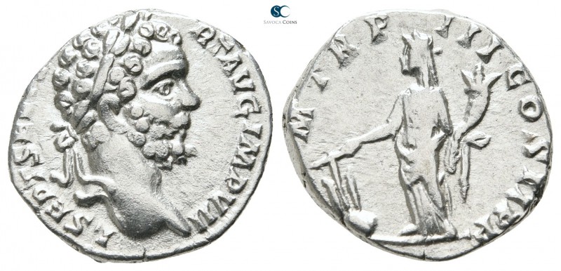 Septimius Severus AD 193-211. Rome
Denarius AR

17mm., 3,06g.



very fin...