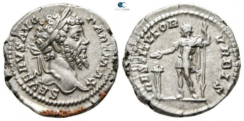 Septimius Severus AD 193-211. Rome
Denarius AR

18mm., 3,67g.



good ver...