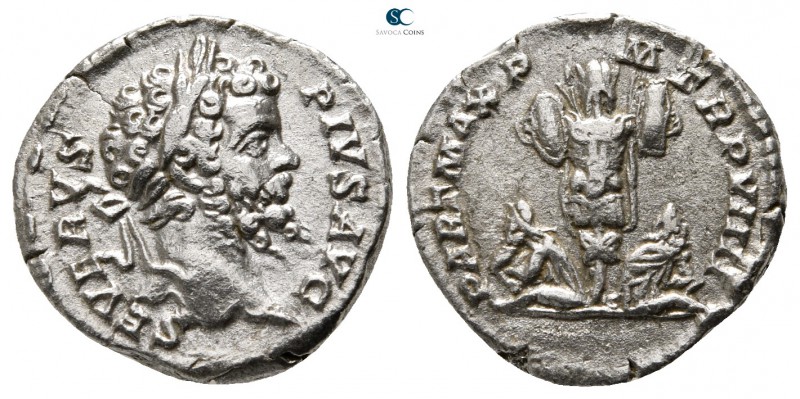 Septimius Severus AD 193-211. Rome
Denarius AR

18mm., 2,78g.



very fin...