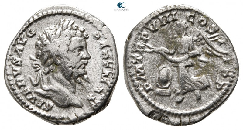 Septimius Severus AD 193-211. Rome
Denarius AR

19mm., 2,49g.



very fin...