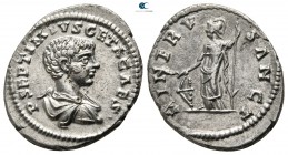Geta as Caesar AD 197-209. Laodicea ad Mare. Denarius AR