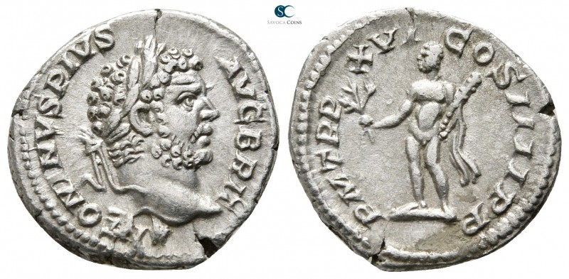 Caracalla AD 198-217. Rome
Denarius AR

18mm., 2,81g.



good very fine