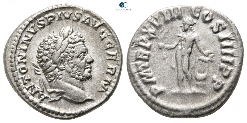 Caracalla AD 198-217. Rome
Denarius AR

18mm., 3,12g.



very fine