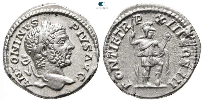 Caracalla AD 198-217. Rome
Denarius AR

18mm., 3,51g.



good very fine