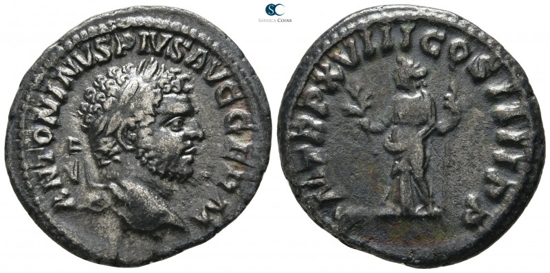 Caracalla AD 198-217. Rome
Denarius AR

19mm., 2,62g.



very fine