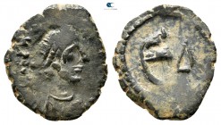 Uncertain emperor circa AD 500-600. Constantinople. Pentanummium Æ
