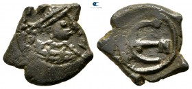 Justin I or Justinian I circa AD 518-565. Nikomedia. Pentanummium Æ