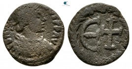 Justinian I. AD 527-565. Rome. Pentanummium Æ