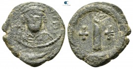 Tiberius II Constantine AD 578-582. Ravenna. Decanummium Æ