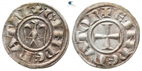 Henry VI and Constance AD 1194-1197. Messina or Palermo. Mezzo Denaro BI