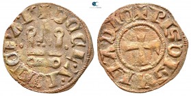 Philippe de Savoy AD 1301-1307. Corinth. Denar BI