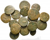 Lot of ca. 17 greek bronze coins / SOLD AS SEEN, NO RETURN!<br><br>very fine<br><br>