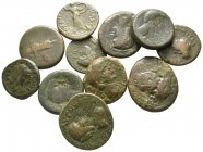 Lot of ca. 11 roman provincial bronze coins / SOLD AS SEEN, NO RETURN!<br><br>fine<br><br>